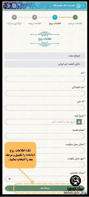 نحوه ثبت نام عقد در حرم امام رضا (ع)